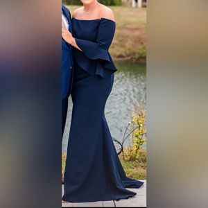Jovani Style 07065 Navy Dress